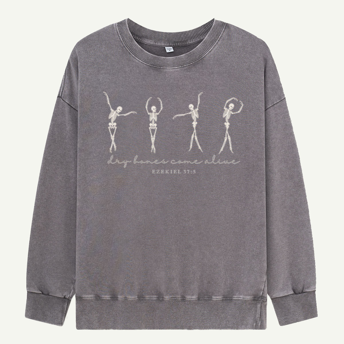 Dry Bones Come Alive Skeleton Dance Washed Sweatshirts