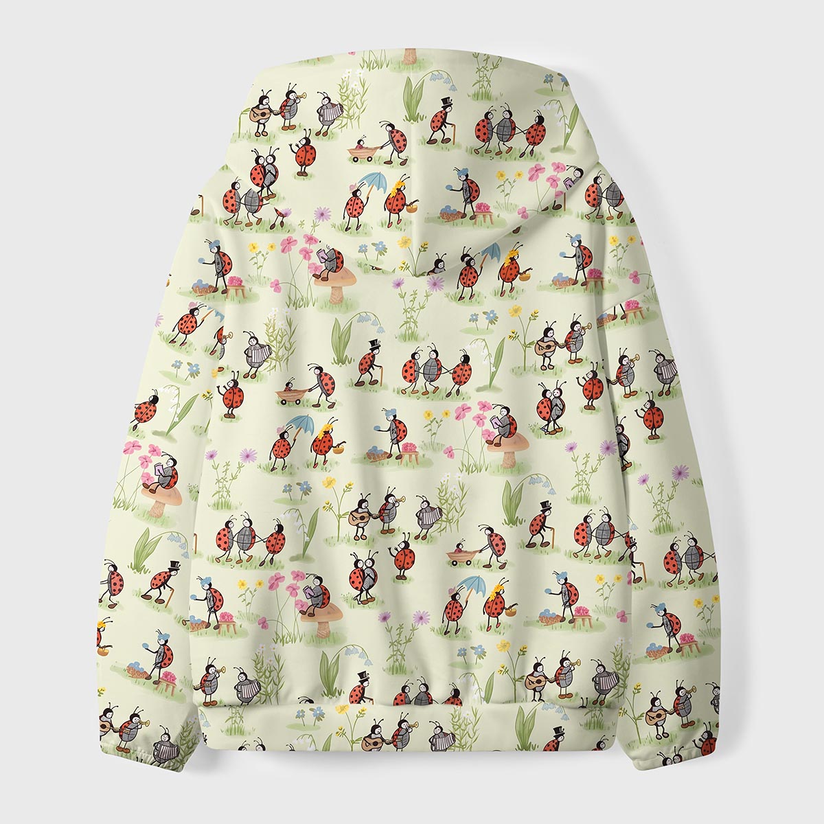 Ladybug and Flower Kids Premium Eco Hoodie