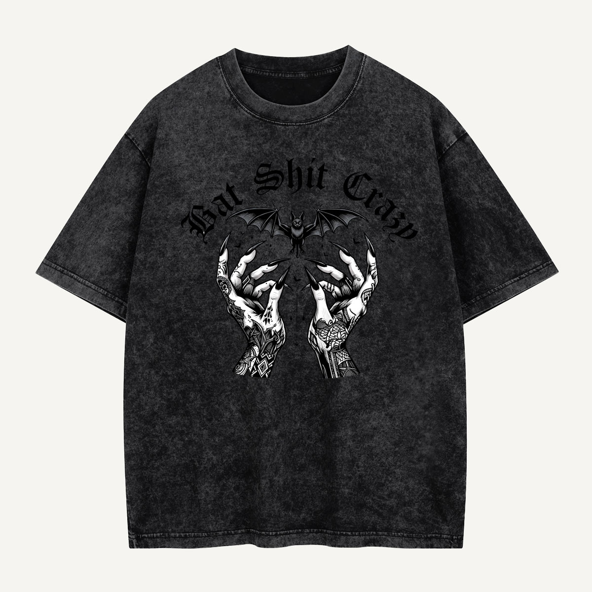 Hands Up for Bat Shit Crazy Washed T-Shirt