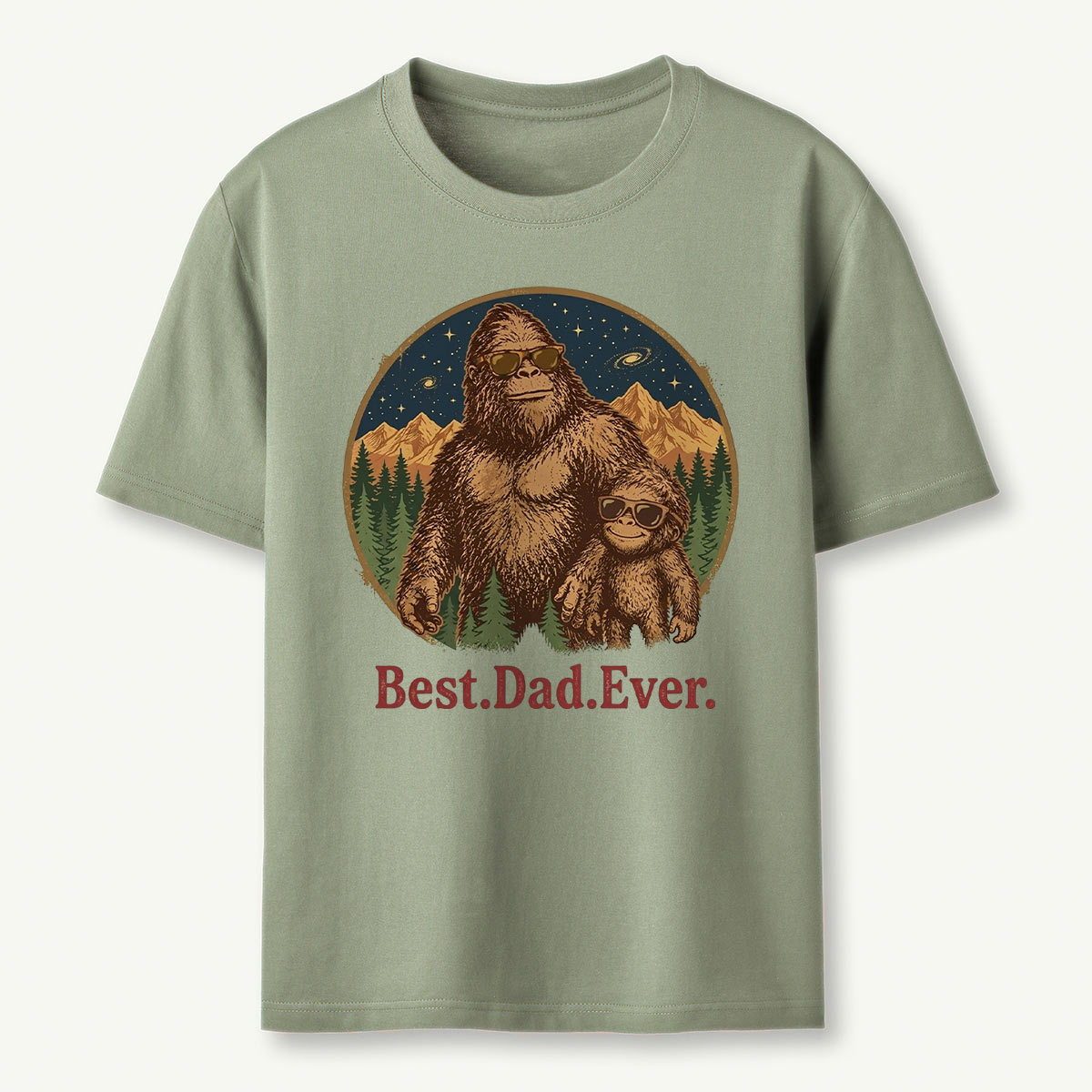 Best Dad Ever Cryptids T-Shirt