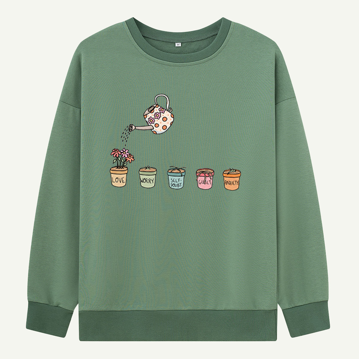 Watering Emotions Plant Pots Sweatshirts
