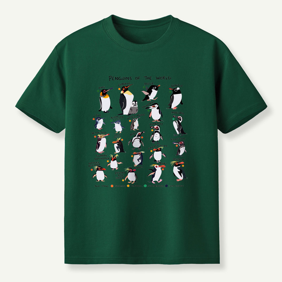 Penguins Of The World Guide T-Shirt