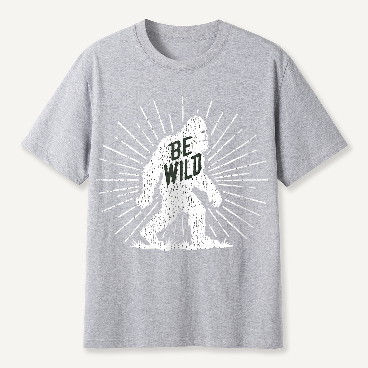 Be Wild Bigfoot Silhouette T-Shirt