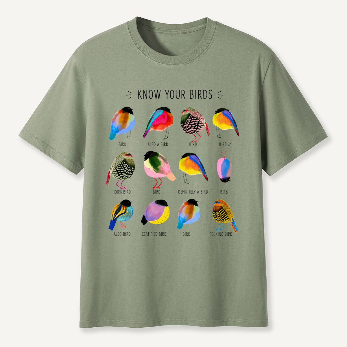 Colorful Bird Guide T-Shirt