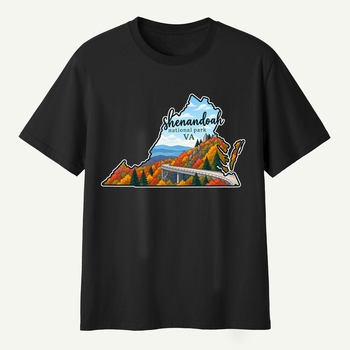Shenandoah National Park Virginia Autumn Blue Ridge Parkway T-Shirt