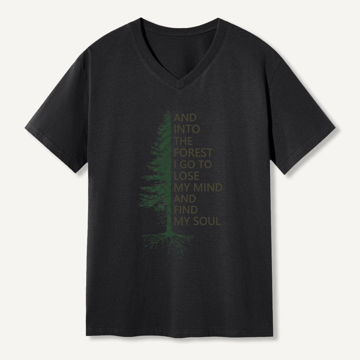 Vintage Heron Wetland Bird Nature V-neck T-Shirt