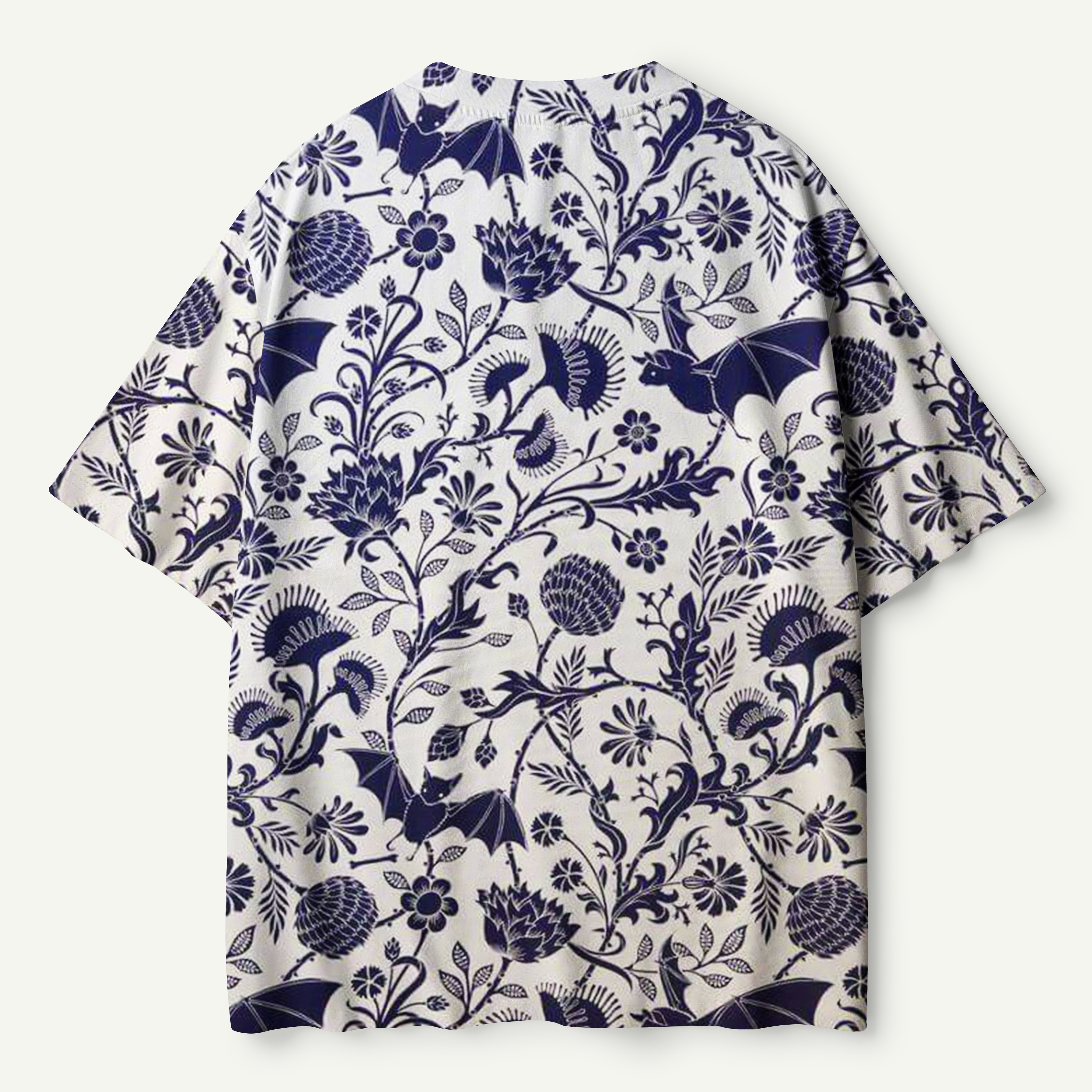 Indigo Woodland Toile Premium Pure Cotton Tee