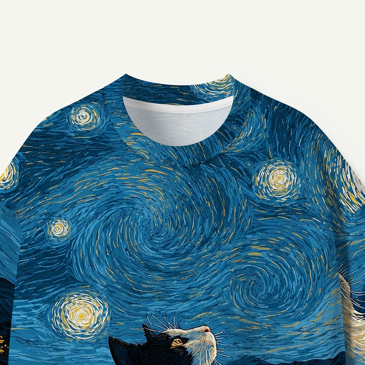 Starry Night Cat Premium Eco Tee