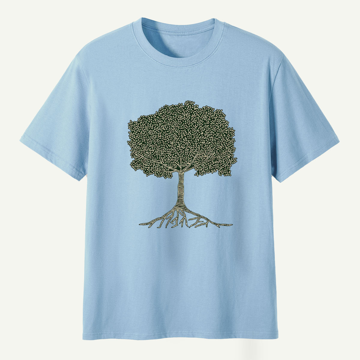 Tree Roots Of Life Silhouette T-Shirt
