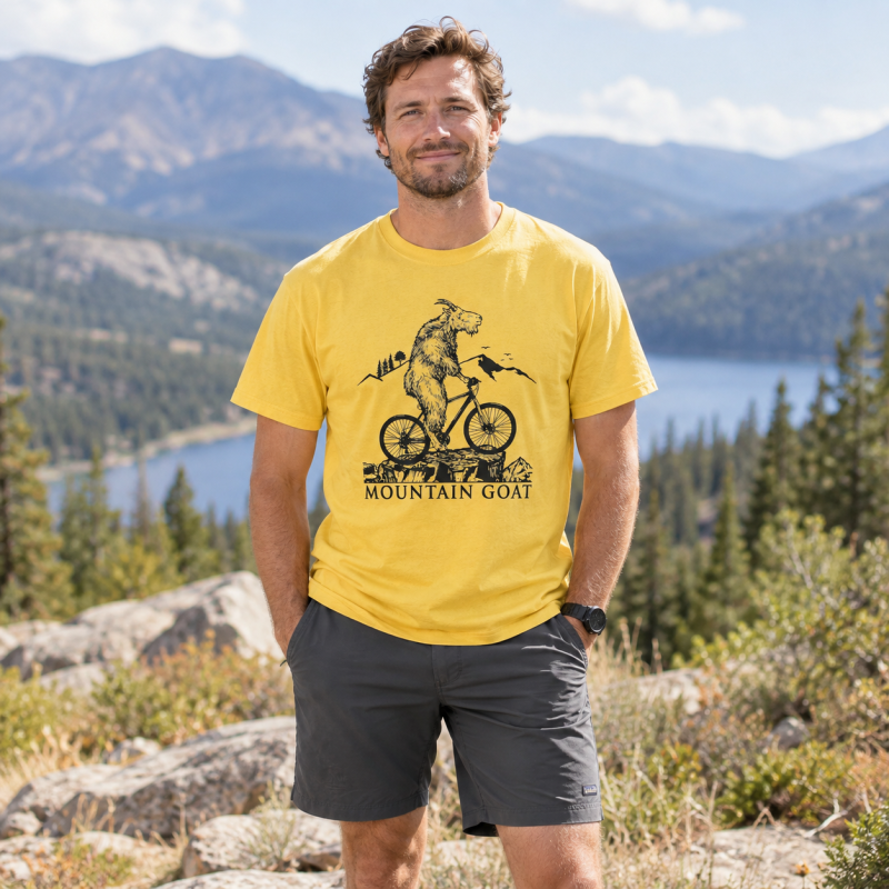 Mountain Goat Bicycle Adventure T-Shirt