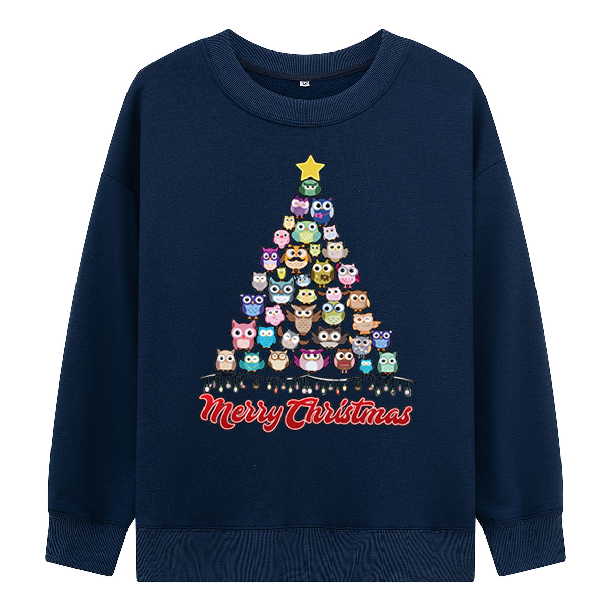 Merry Owlmas Tree Sweatshirts