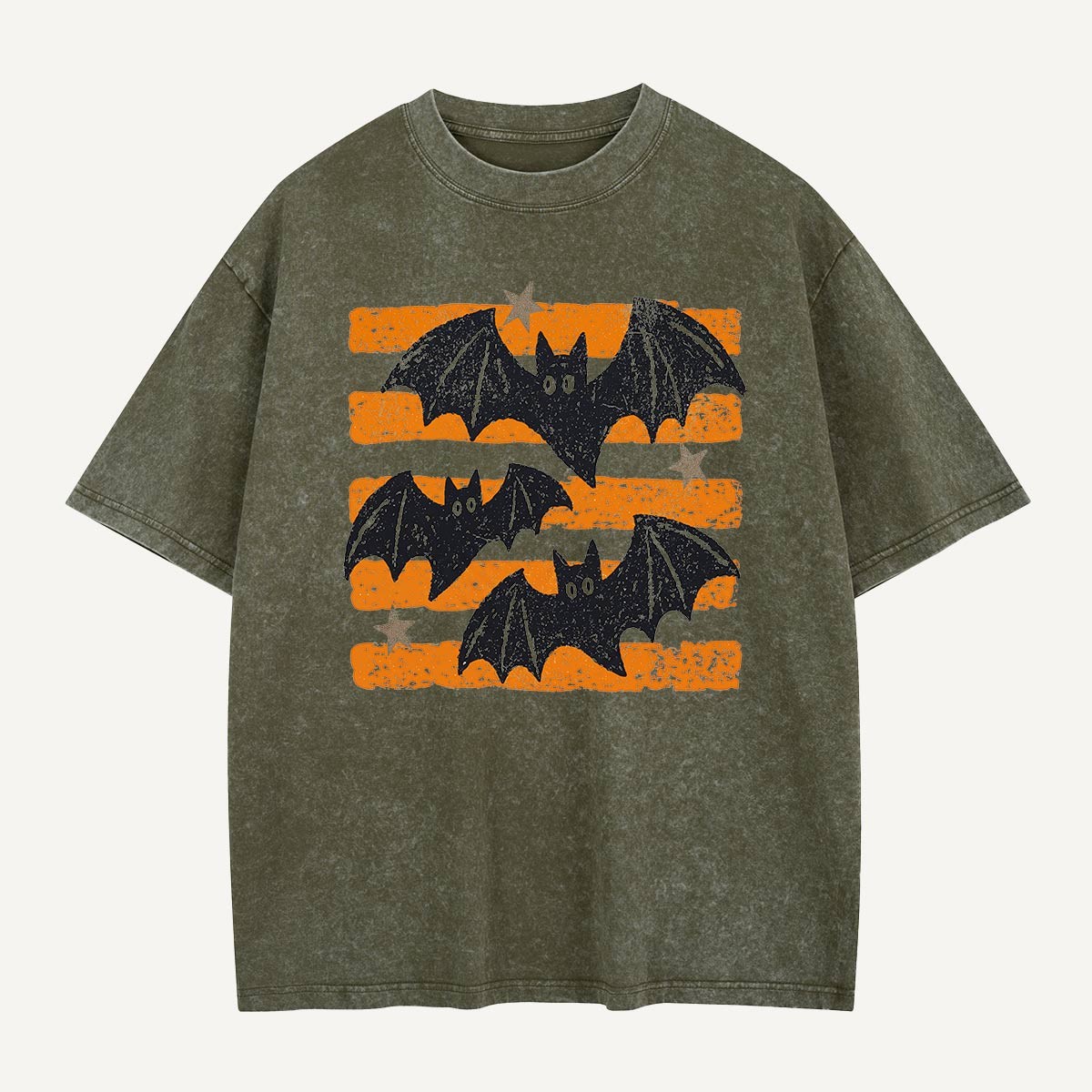 Retro Bat Flight Washed T-Shirt