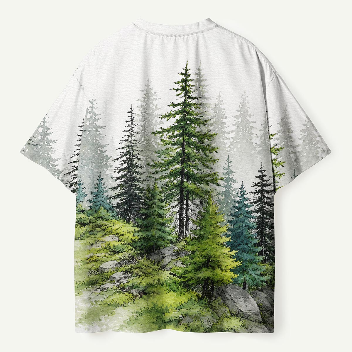 Misty Pine Forest Premium Eco Tee