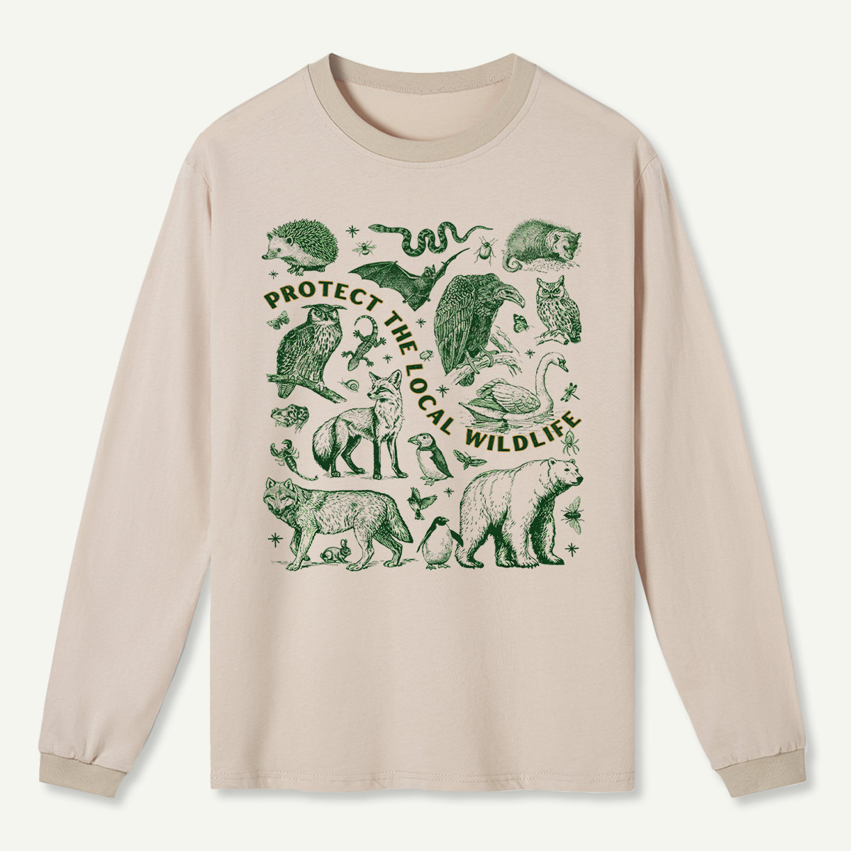 Protect the Local Wildlife Conservation Long Sleeve T-Shirt