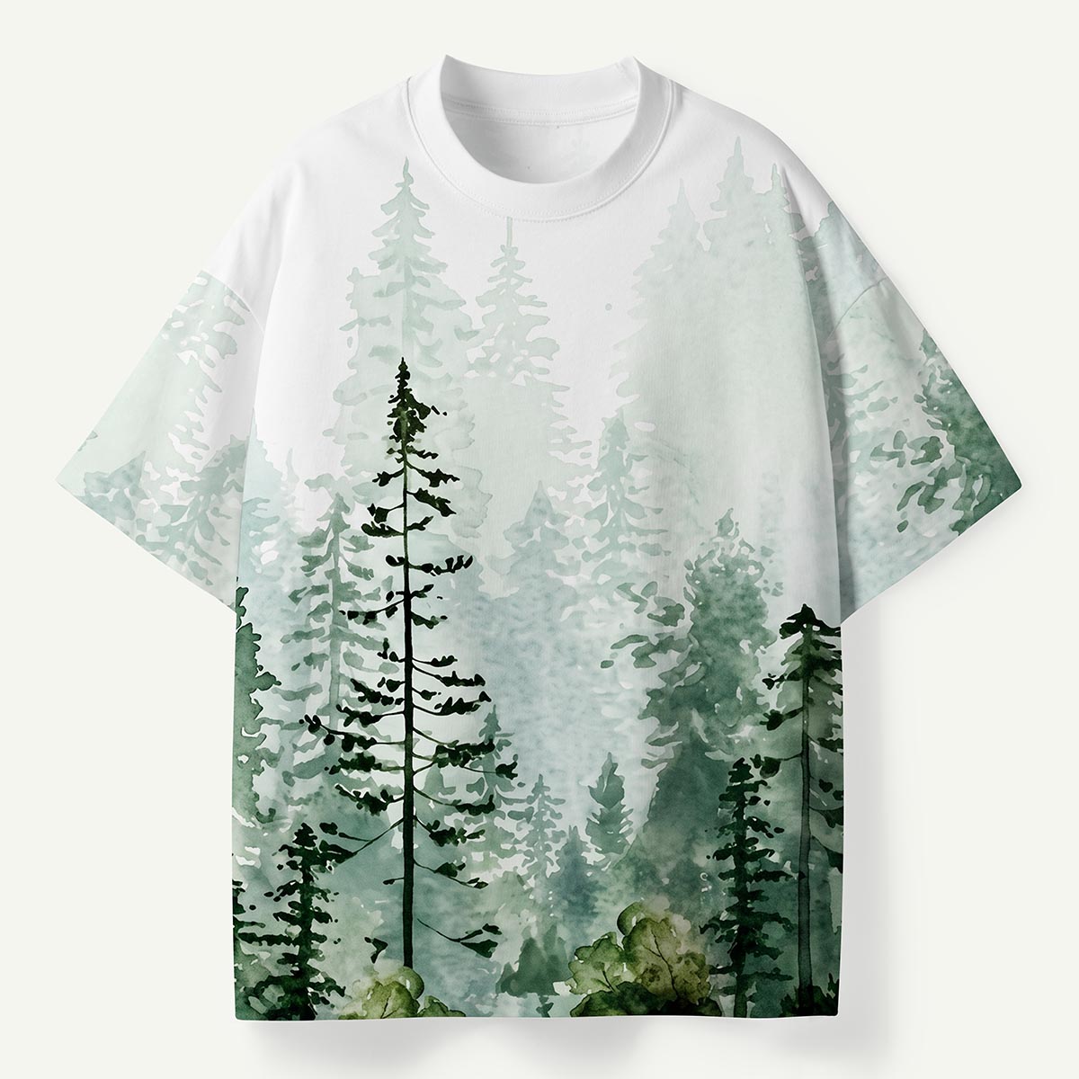 Misty Evergreen Forest Premium Eco Tee