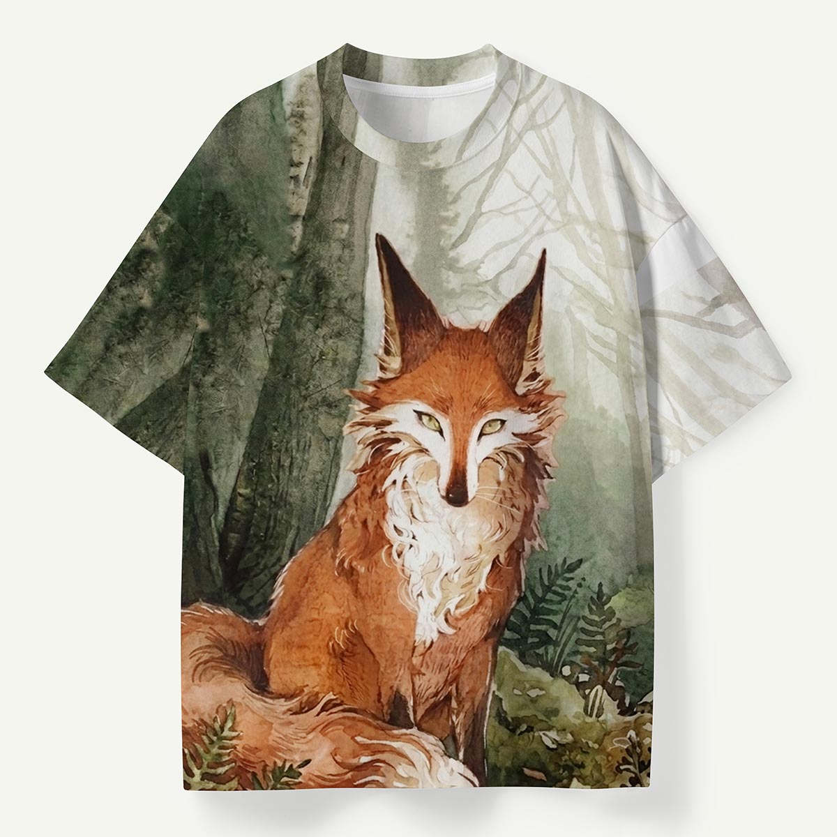 Woodland Fox Premium Eco Tee