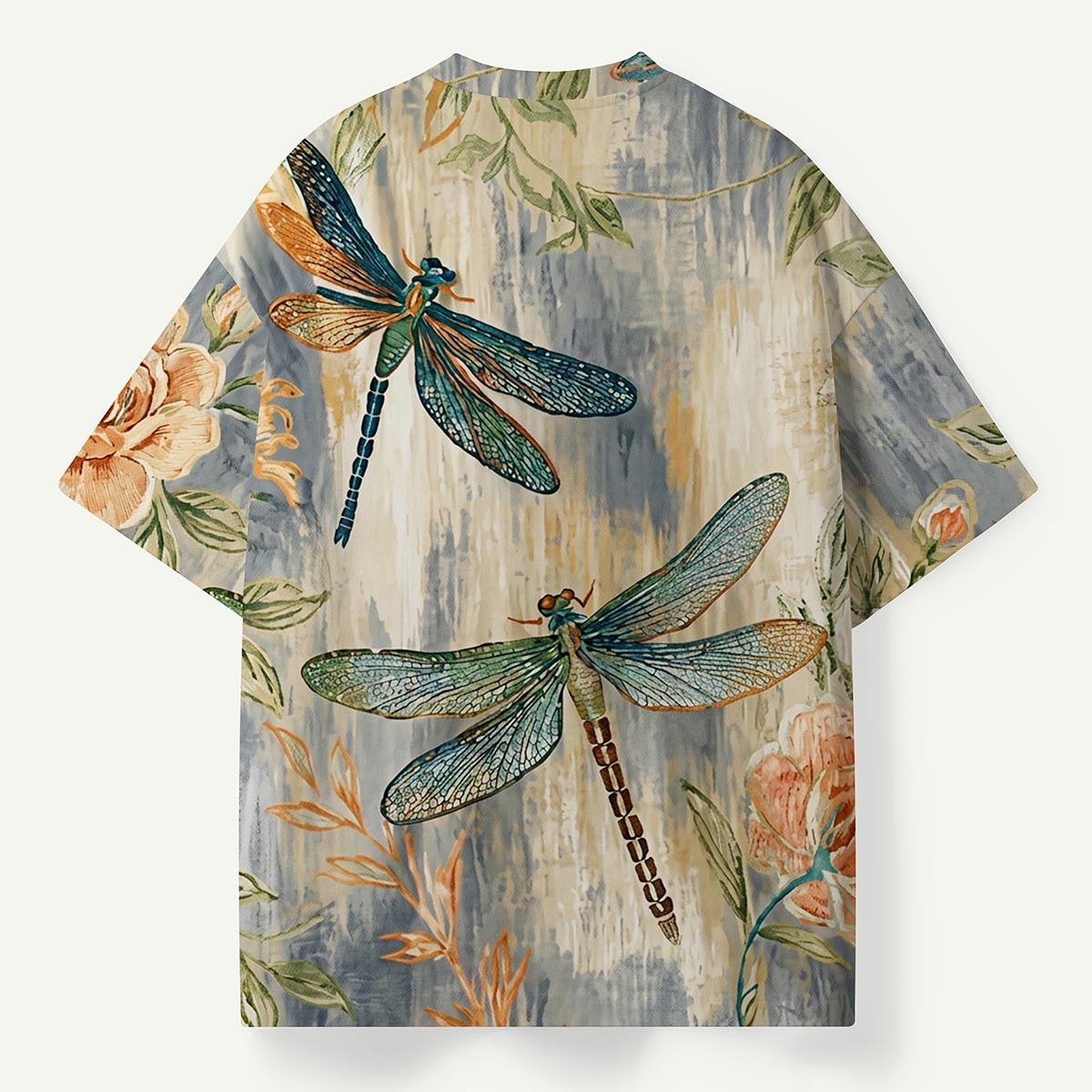 Floral and Dragonfly Premium Eco Tee