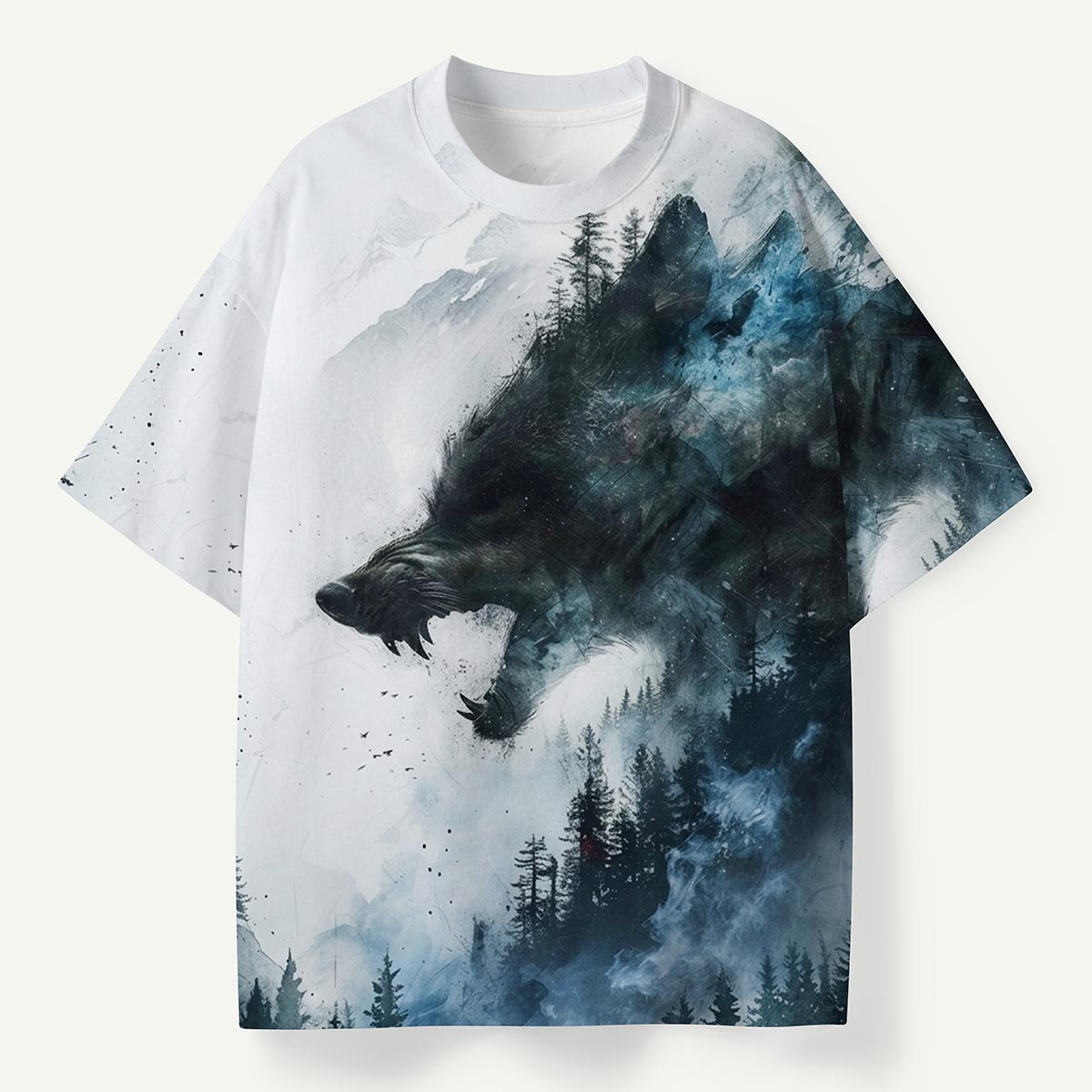 Wild Spirit Wolf Ink Premium Eco Tee