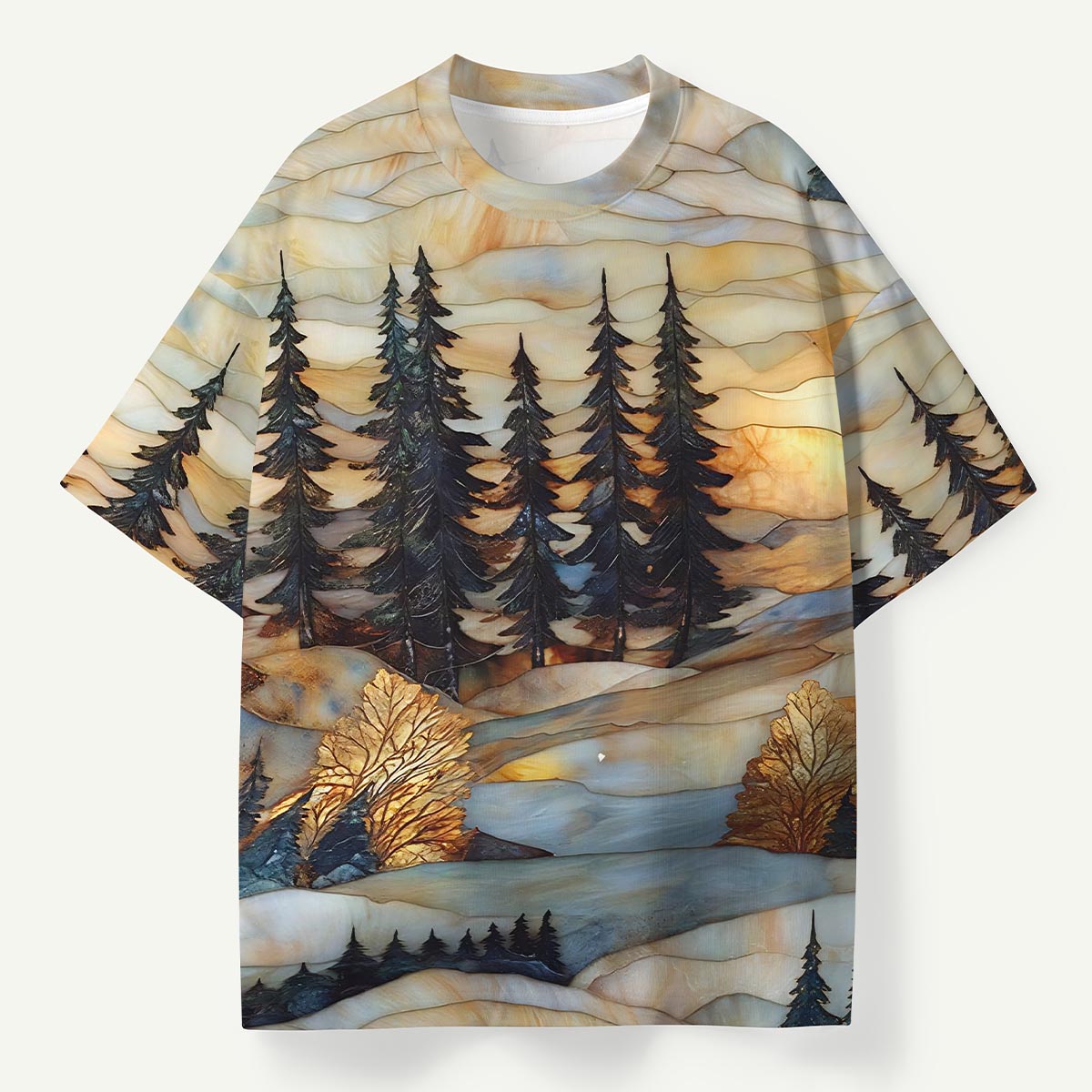Amber Forest Layers Premium Eco Tee