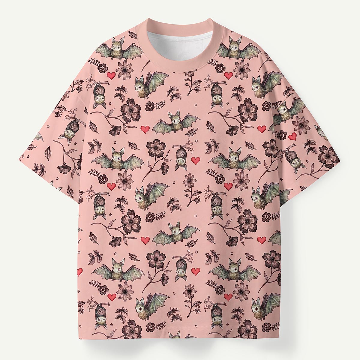 Bats and Hearts Premium Eco Tee