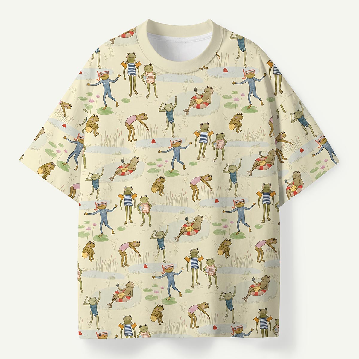 Frog Lake Scene Premium Eco Tee