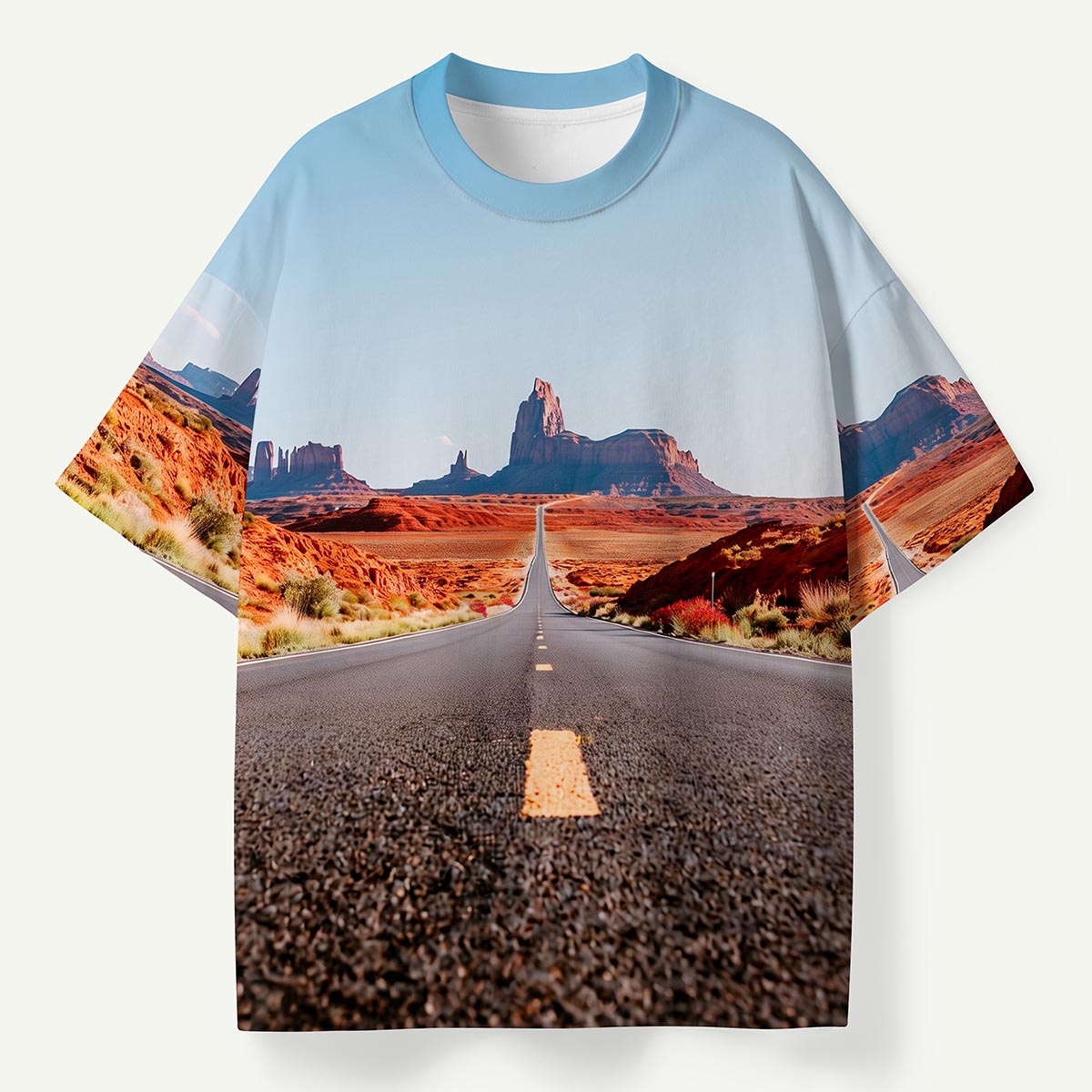 Desert Highway Premium Cotton Tee