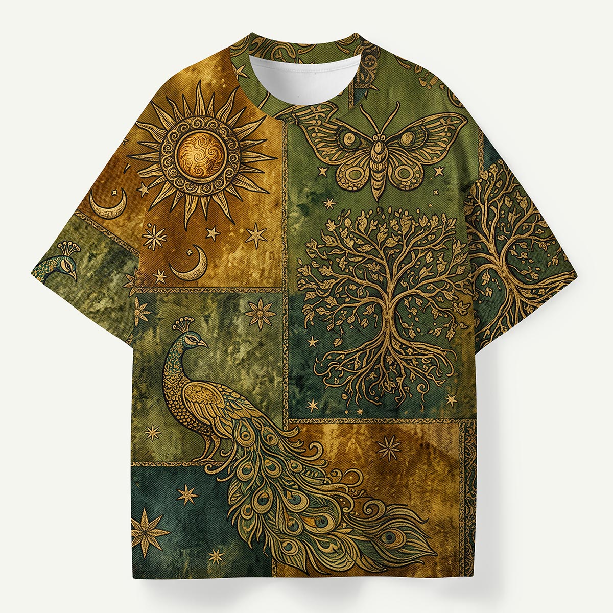 Mystic Peacock & Tree of Life Premium Eco Tee