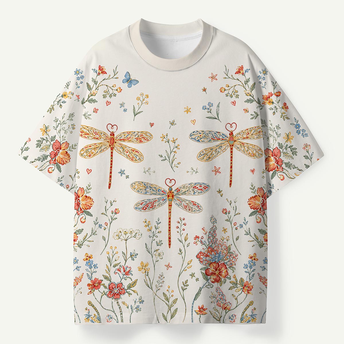 Dragonfly Wildflower Garden Premium Eco Tee