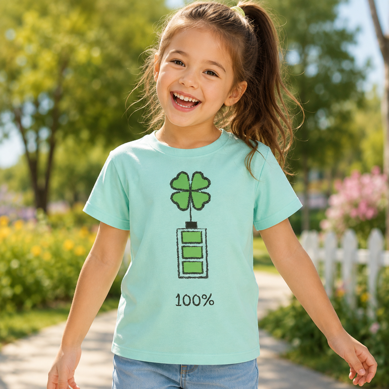 Floral Envelope Love Letter Kids T-Shirt
