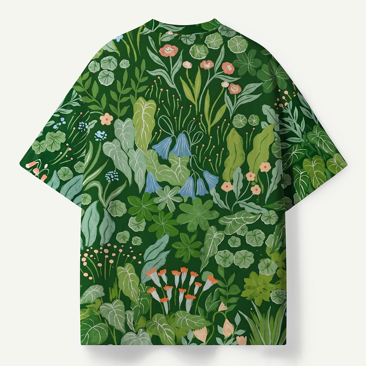 Botanical Wildflower Meadow Premium Eco All-Over Print T-Shirt