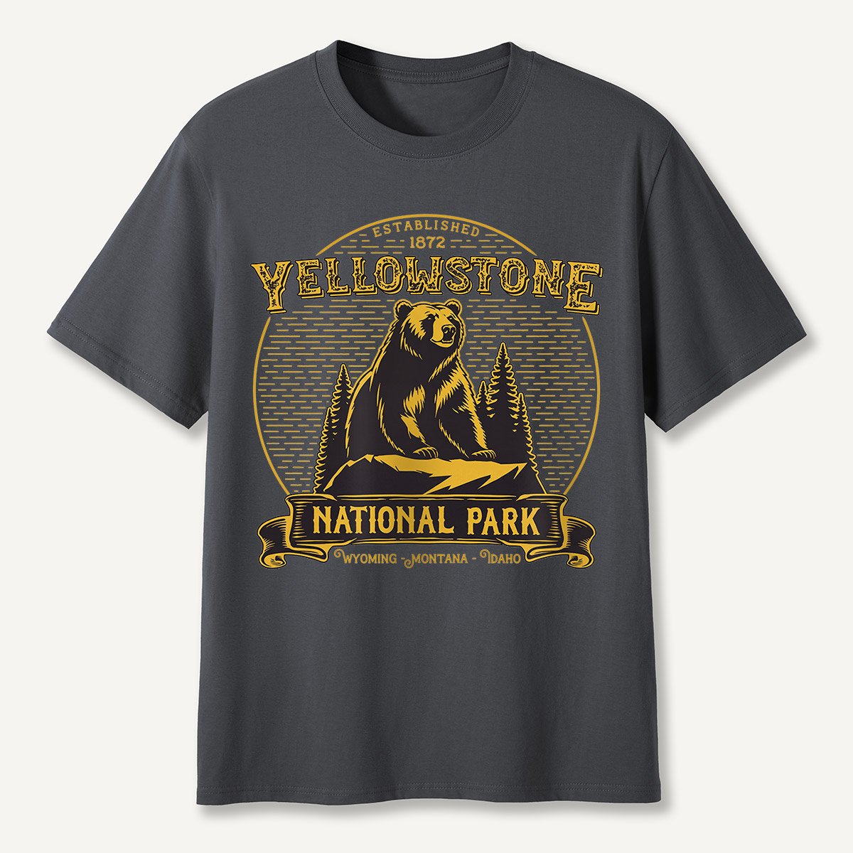 Yellowstone National Park Sitting Bear T-Shirt