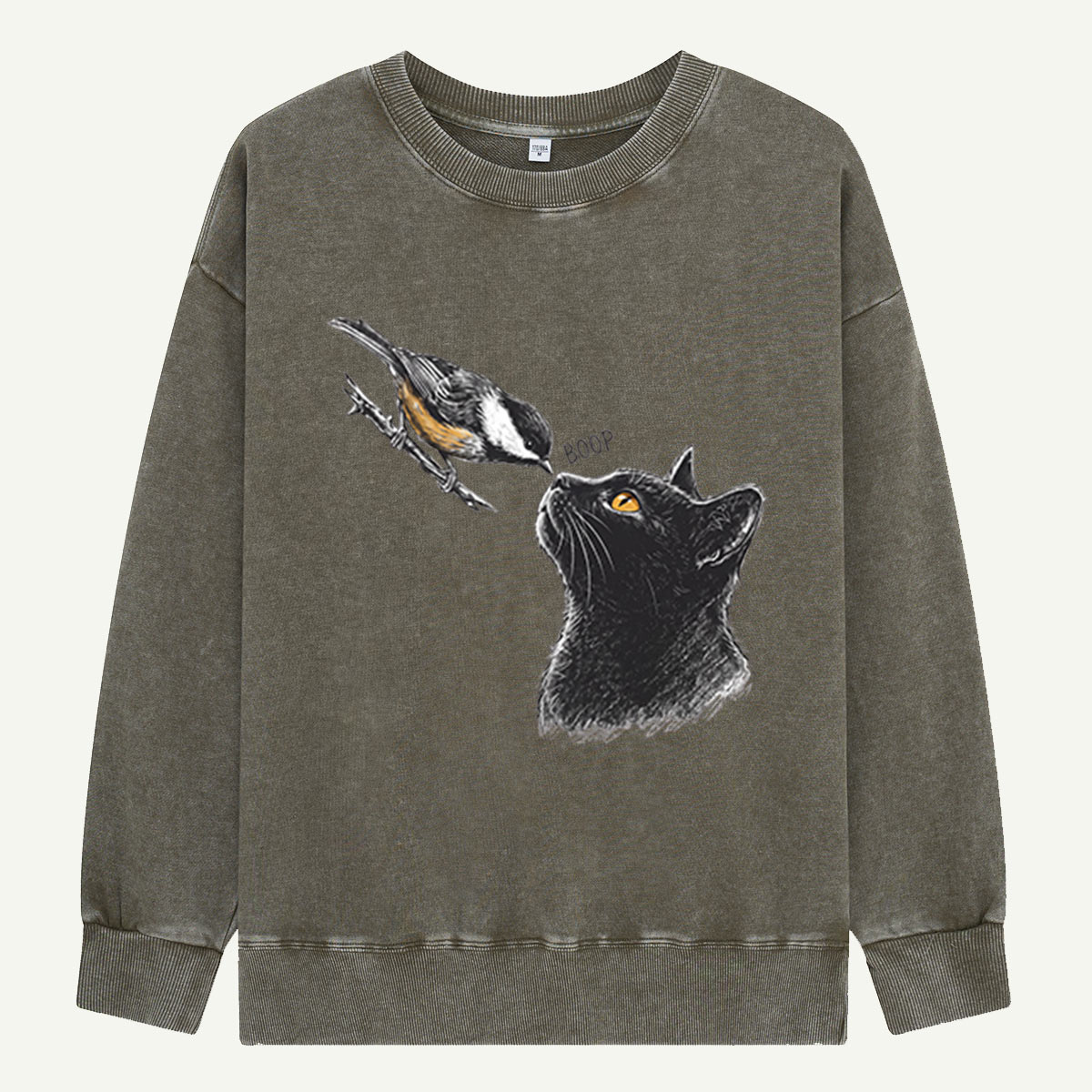 Just One Little Boop Washed Sweatshirts