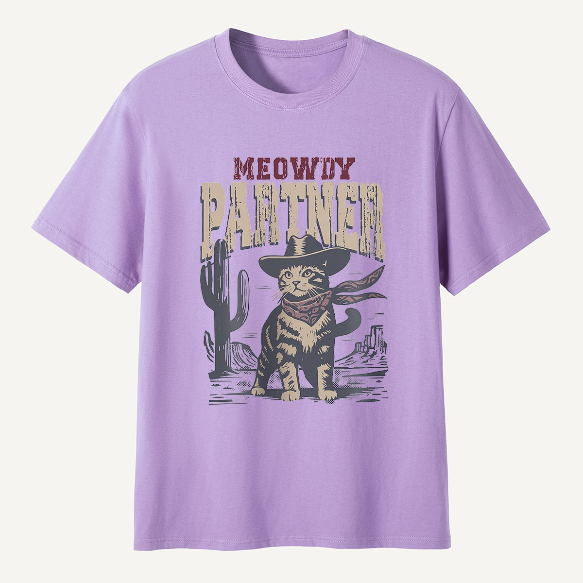 Meowdy Partner Cowboy Cat T-Shirt