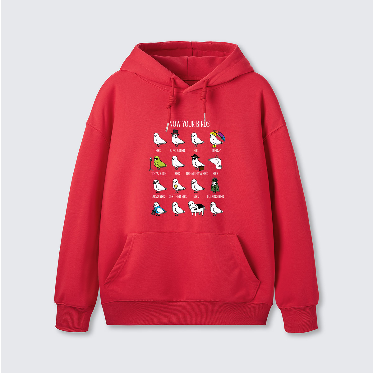 Know Your Birds Bird Chart Hoodie