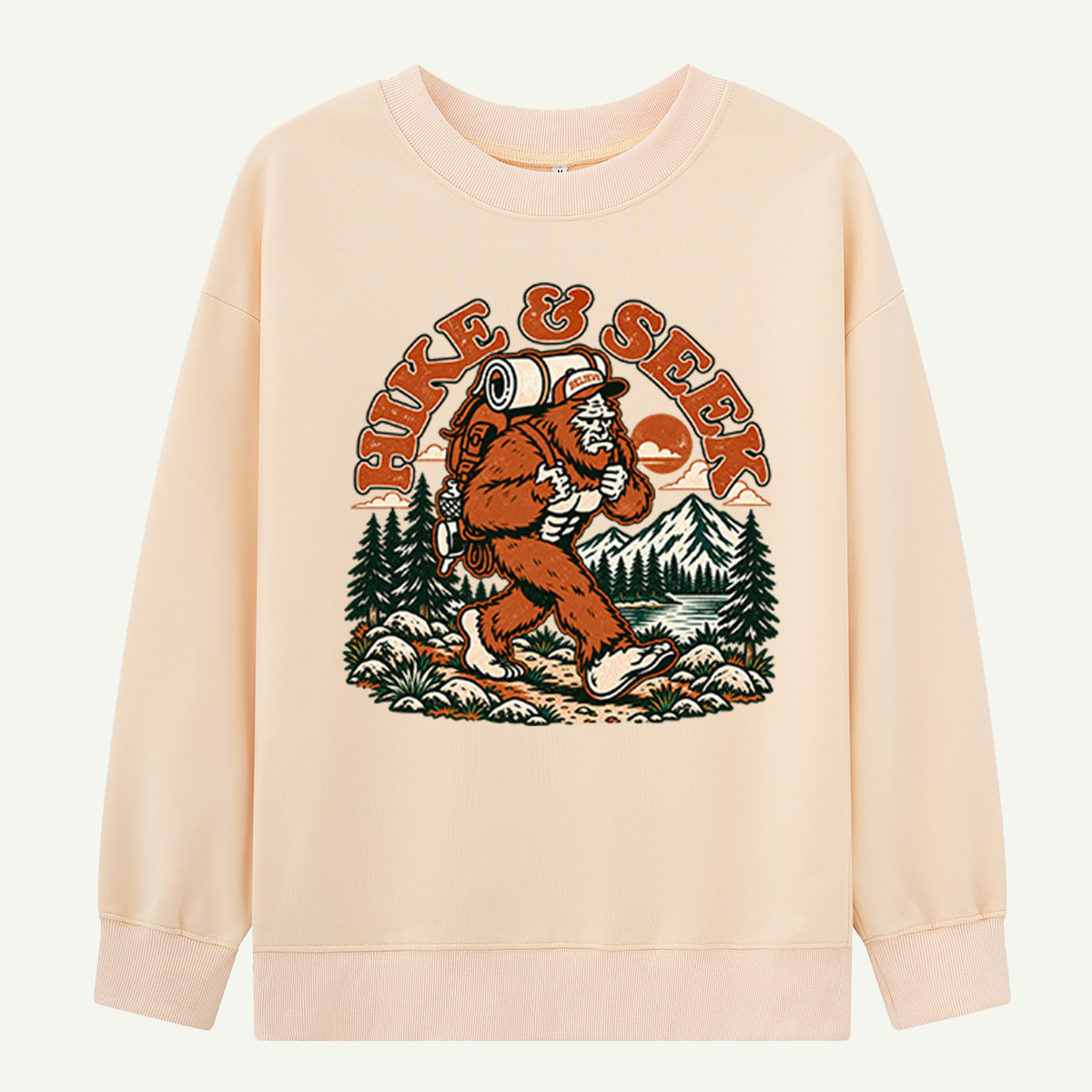 Hike And Seek Bigfoot Adventure Sweatshirts