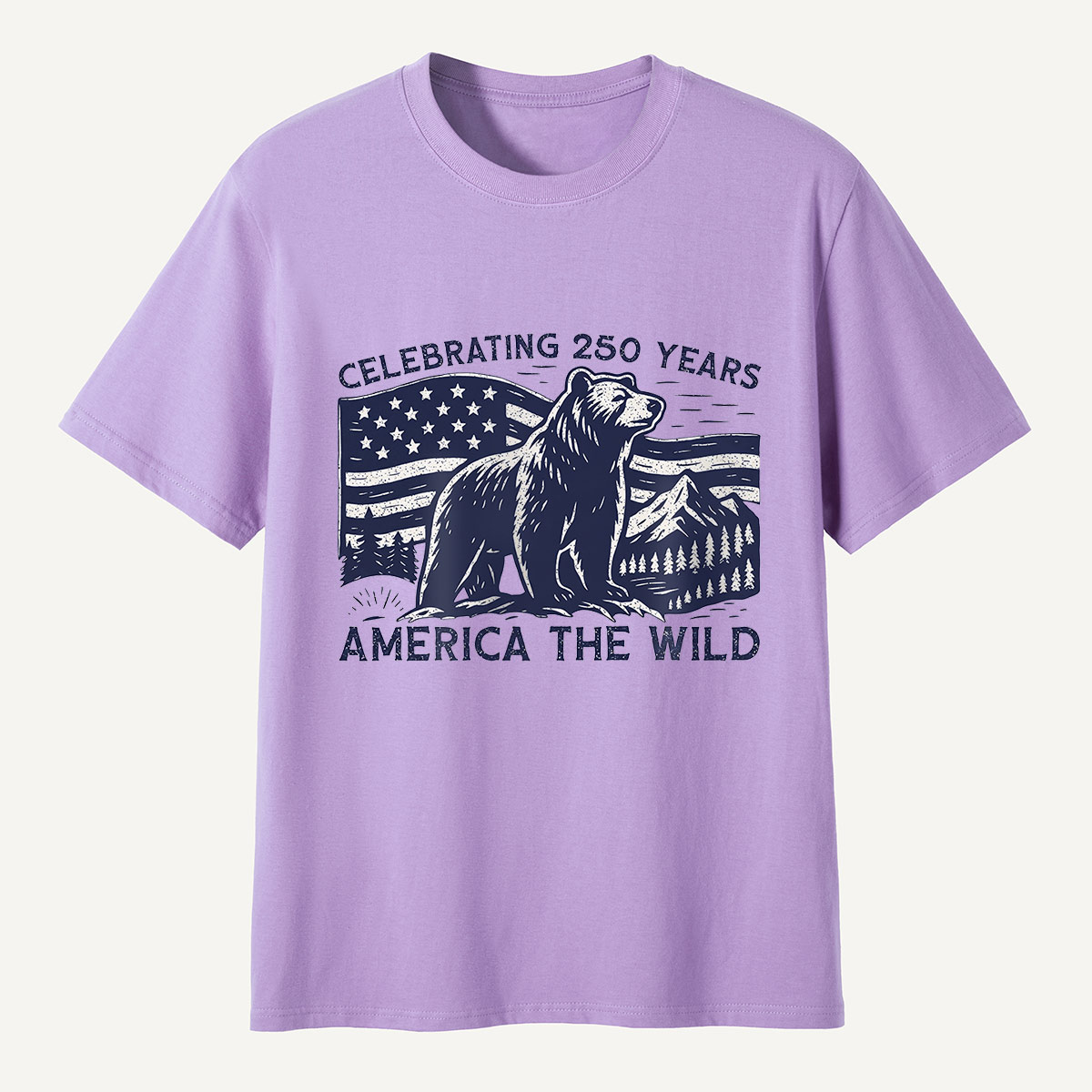 America the Wild 250 Years Bear T-Shirt
