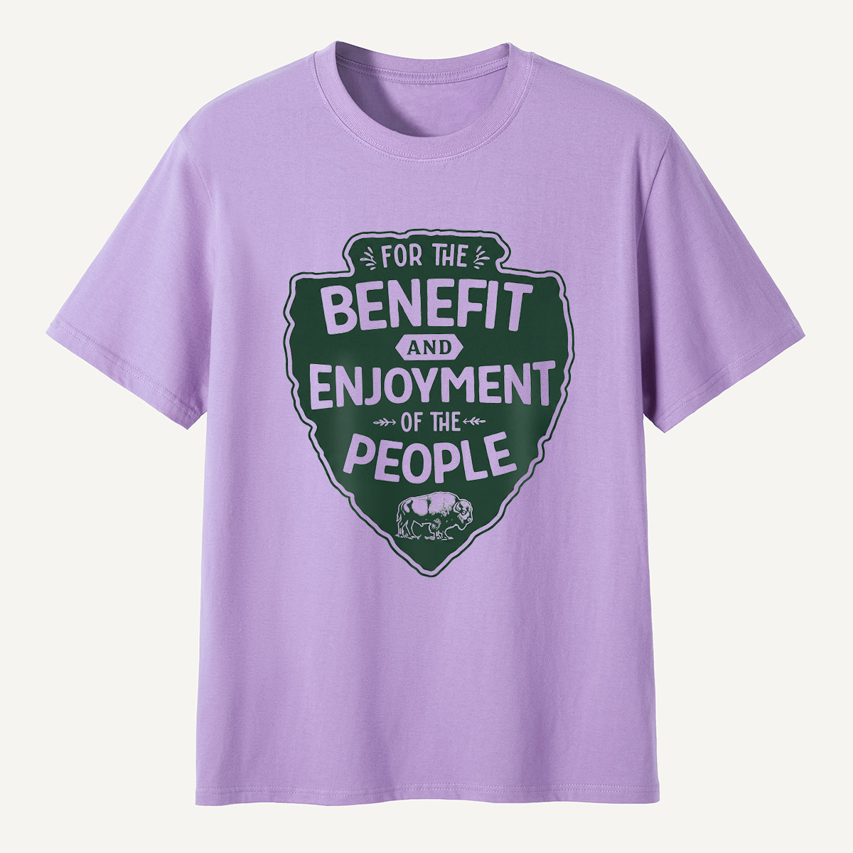 Benefit and Enjoyment of the People Park Badge T-Shirt
