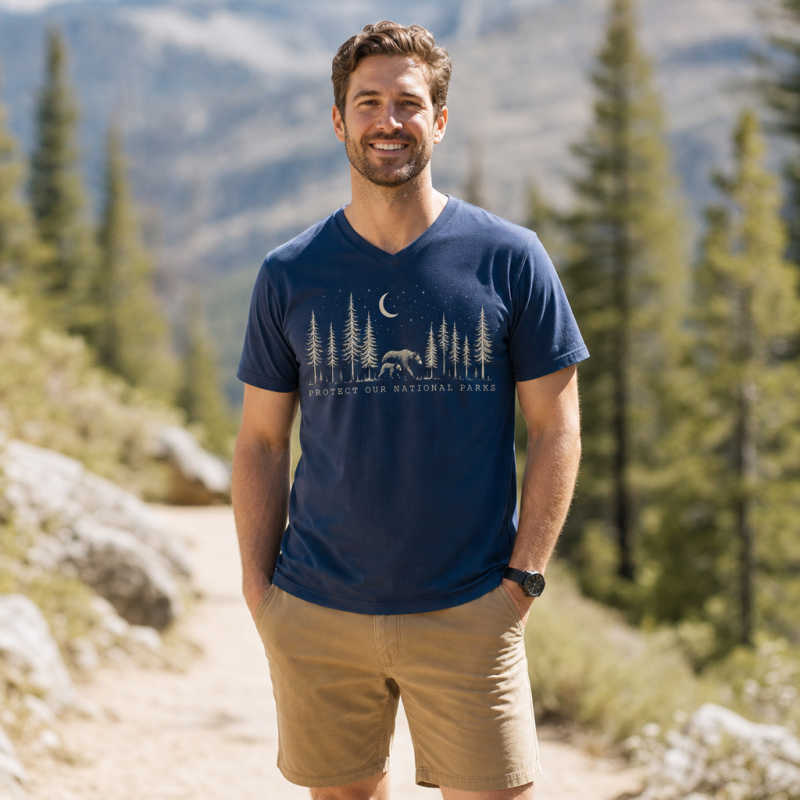 Protect The National Parks Environmental Activism V-neck T-Shirt