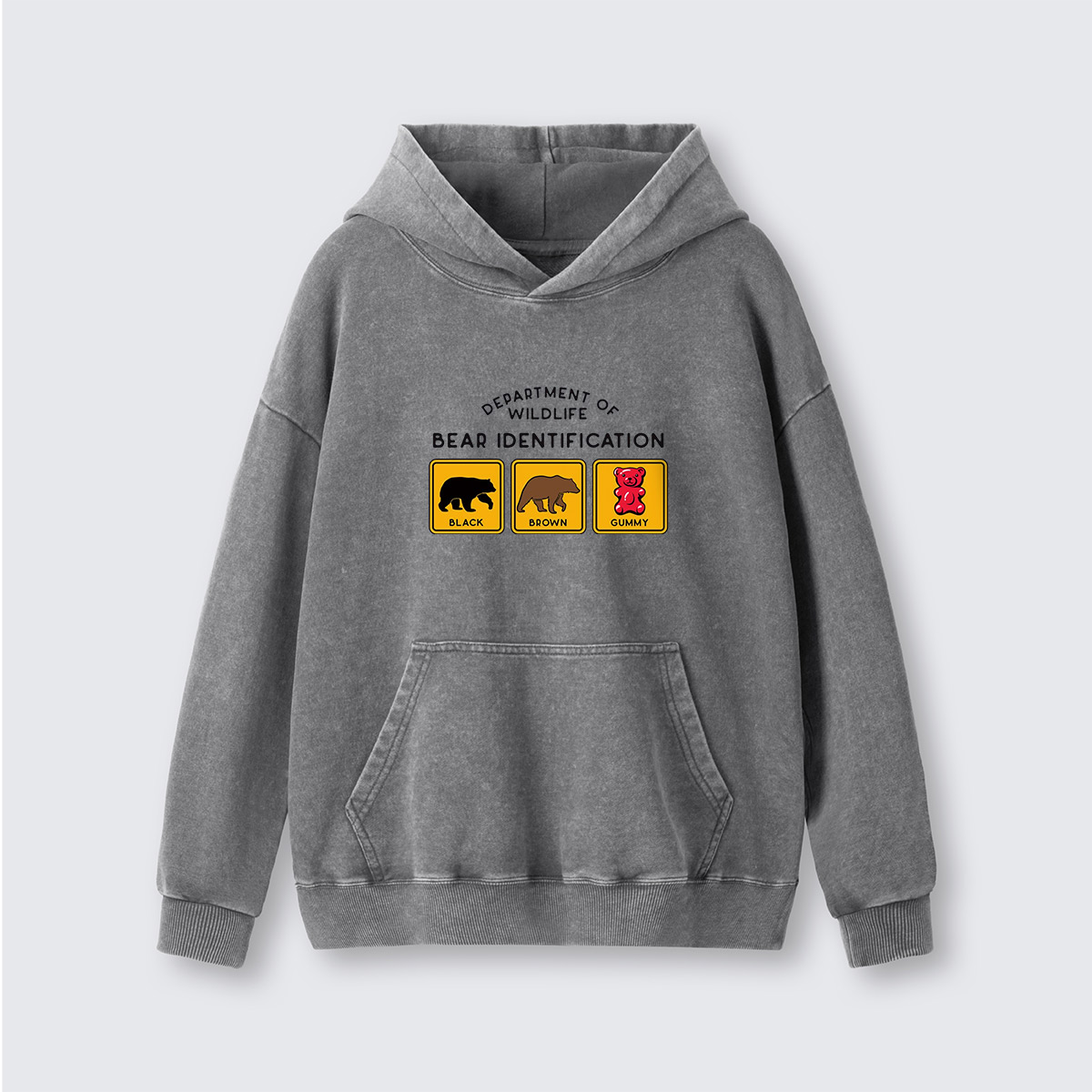 Bear Washed Hoodie