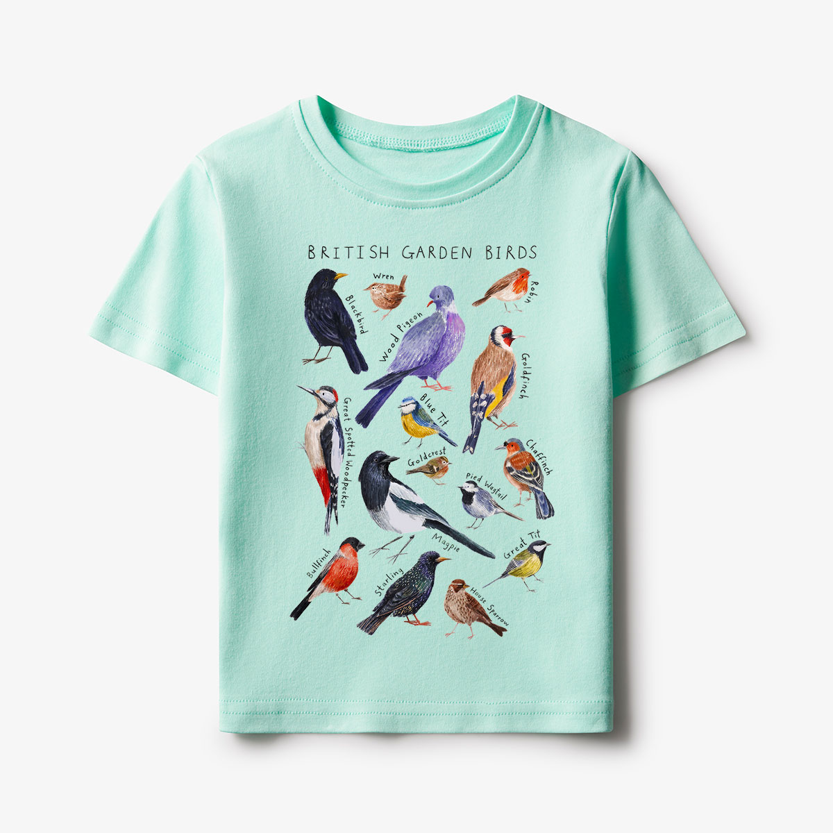 Botanical Garden Birds Wildlife Birdwatching Kids T-Shirt