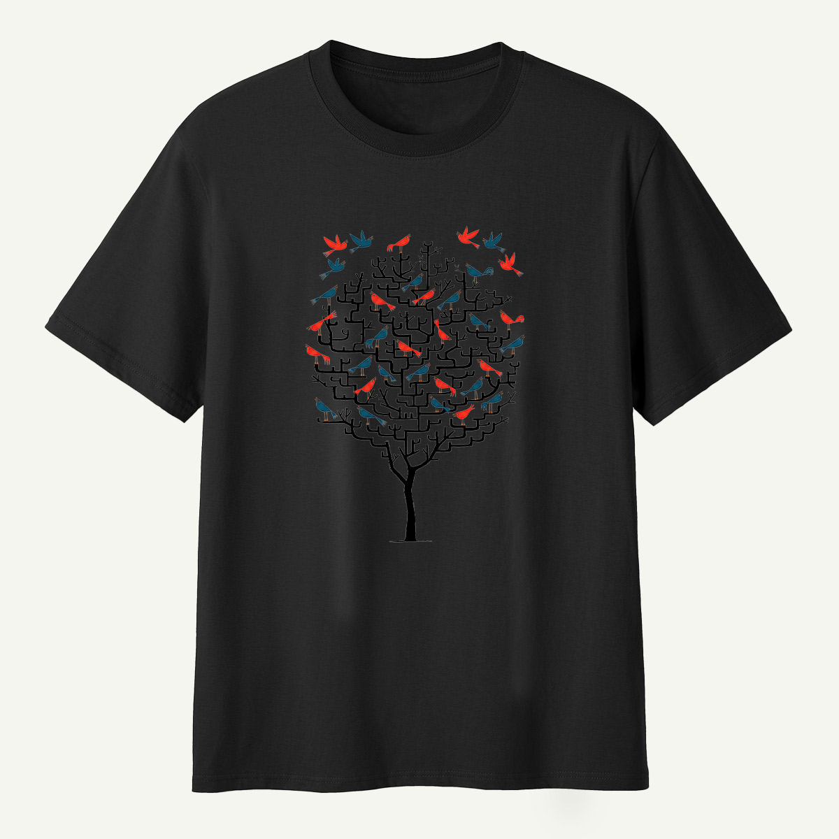 Birds Of Freedom Tree T-Shirt