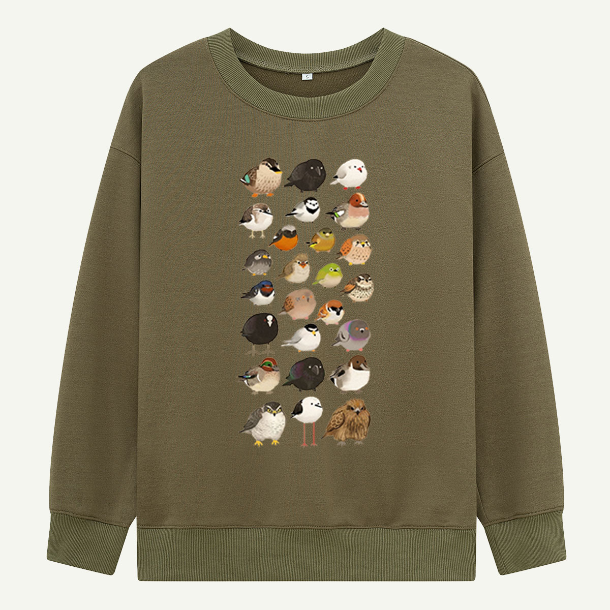 Bird Species Illustration Sweatshirts