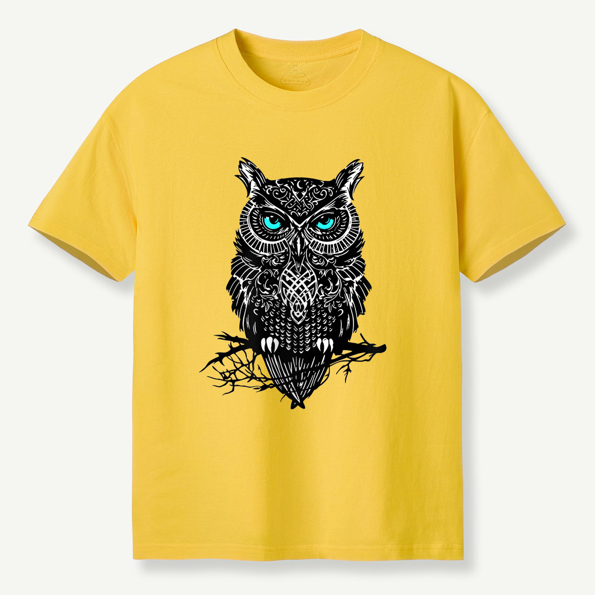 Tribal Blue-Eyed OwlT-Shirt