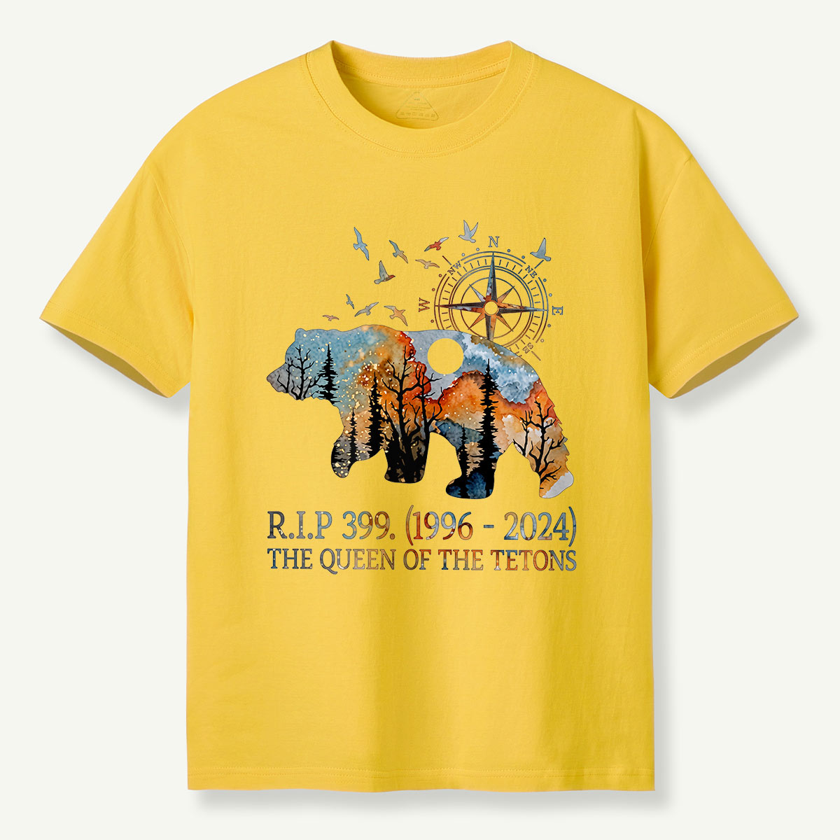 RIP 399 Queen of the Tetons Bear Memoria T-Shirt