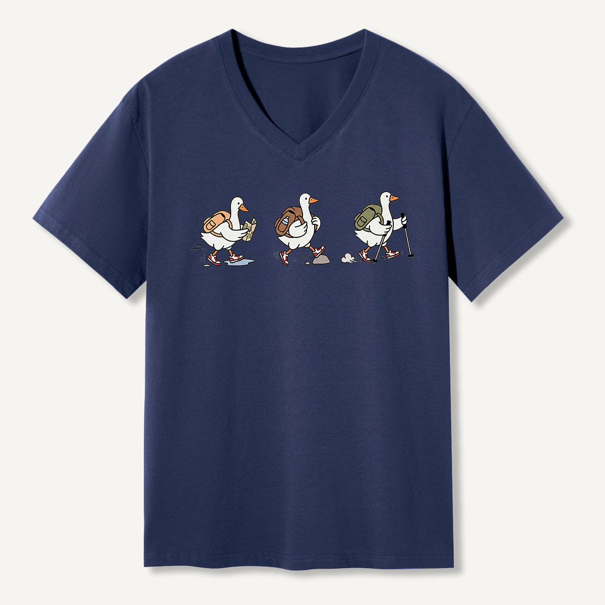 Little Bird Walking Parade V-neck T-Shirt
