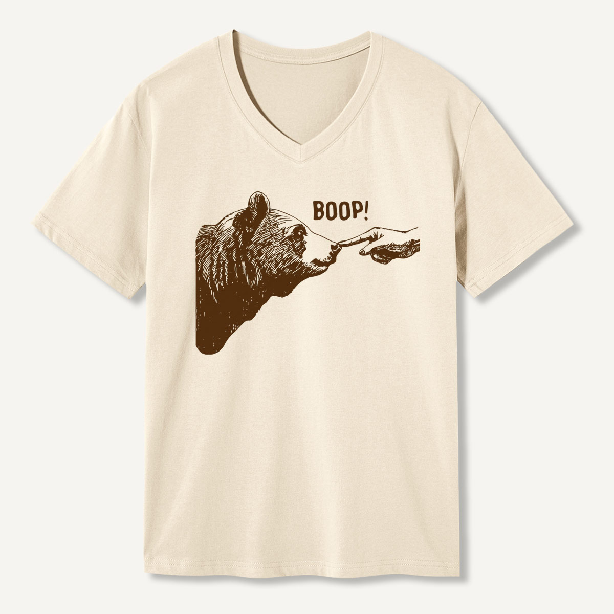 Boop Bear Nose V-neck T-Shirt