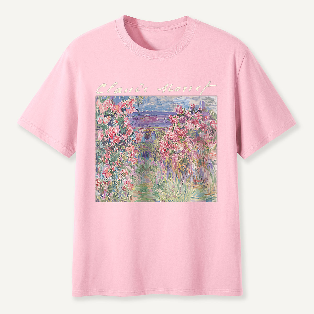 Starry Night Sunset Cat Seaside T-Shirt