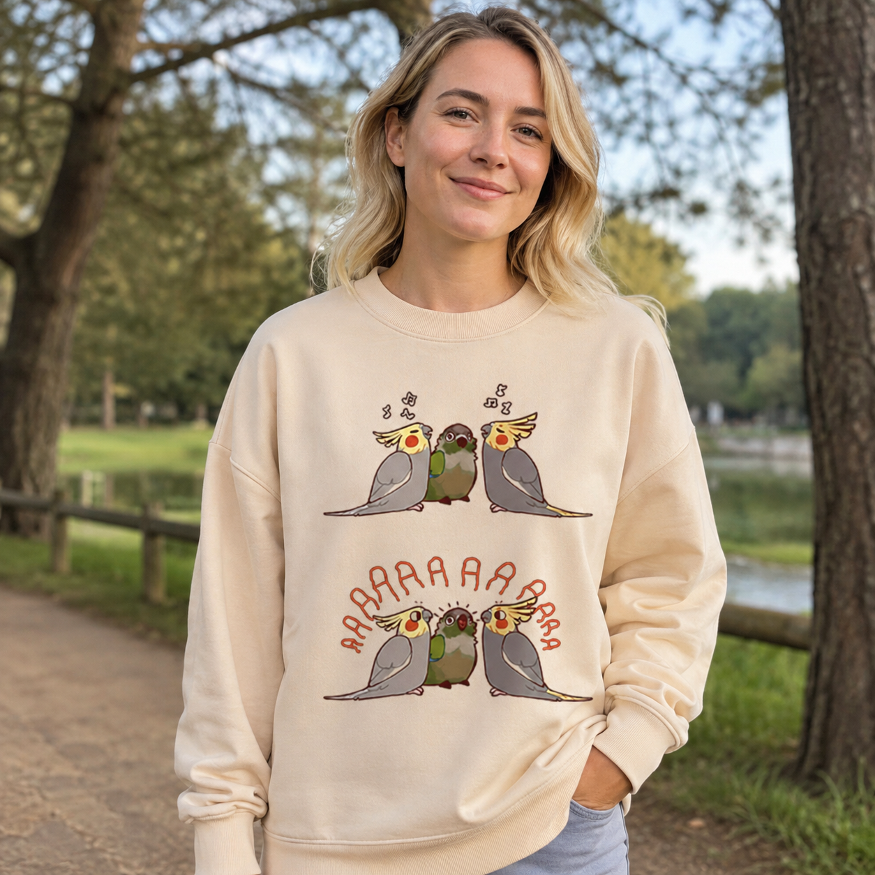 Cockatiel Scream Choir Sweatshirts