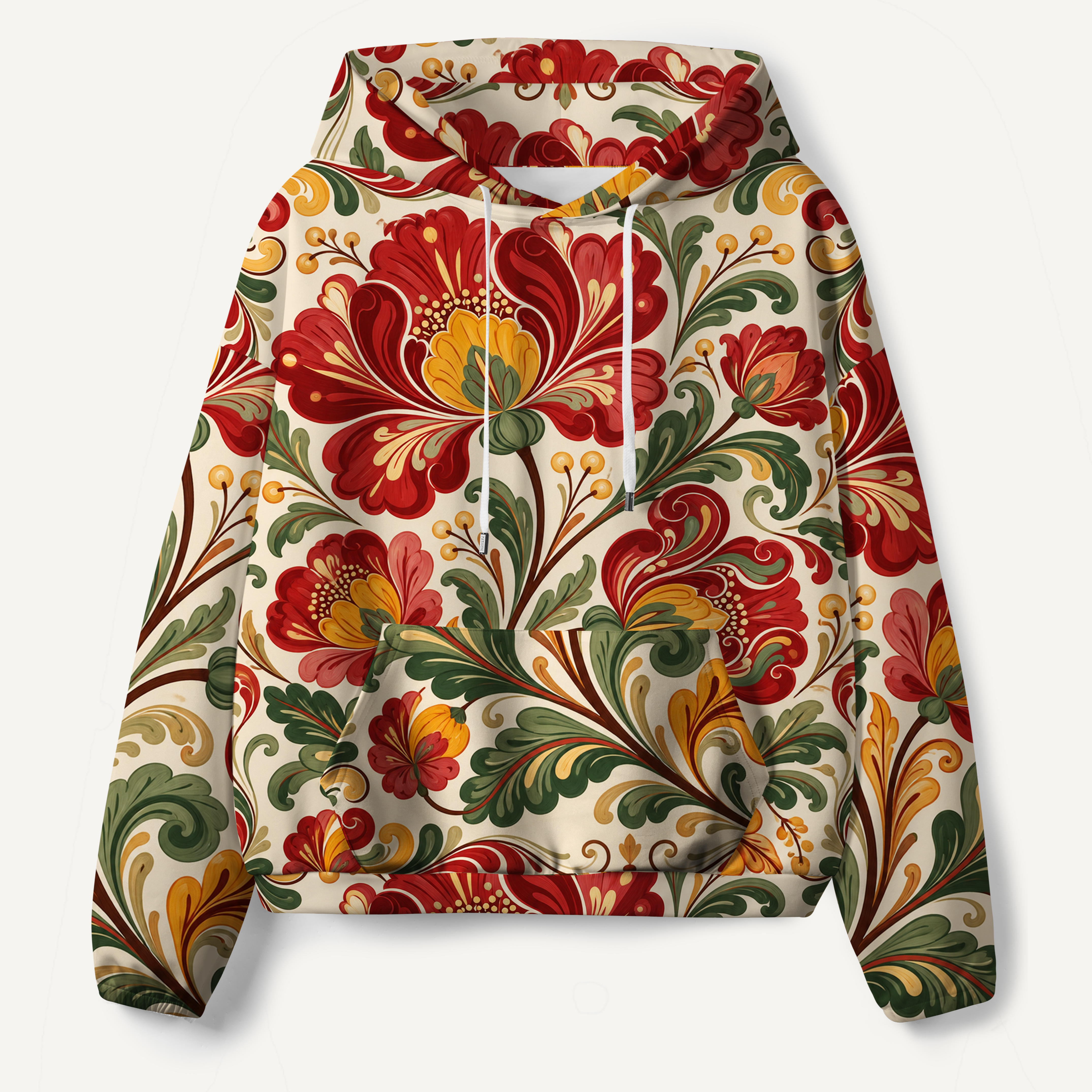 Blue Enchanted Mushroom Garden All-over Printed Hoodie