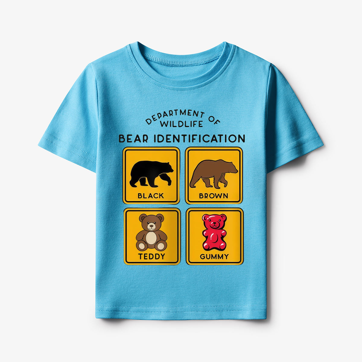 Department of Wildlife Bear Identification Kids T-Shirt